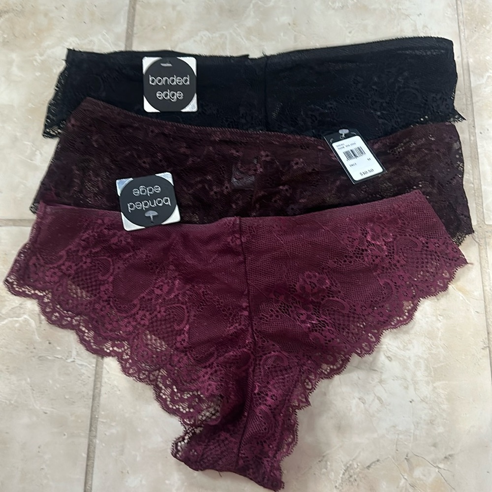 NWT 3 Pairs of Lace Panties - Frederick’s of Hollywood